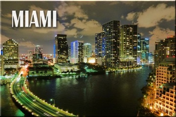 USA STANY MIAMI FLORYDA PLAŻA MAGNES NA LODÓWKĘ 07