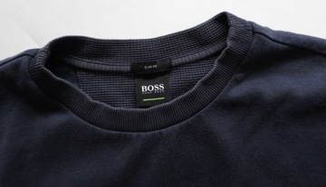 HUGO BOSS SLIM FIT S GRANATOWA BLUZA BAWEŁNA BAWEŁNIANA GRANAT