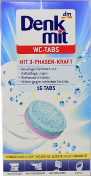 Denkmit tabletki do mycia toalety WC 16 szt.