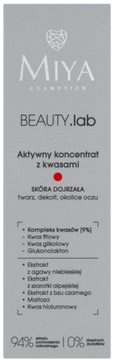 MIYA Beauty.lab - Aktywny Koncentrat z Kwasami - Skóra Dojrzała