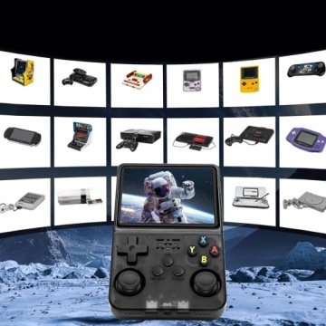 ПОРТАТИВНАЯ ИГРОВАЯ КОНСОЛЬ R36S РЕТРО 640*480P 3,5 ДЮЙМА IPS 21000+ ИГР