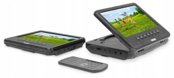 АВТОМОБИЛЬНЫЙ DVD 2x 7 ДЮЙМОВ, ПУЛЬТ ДИСТАНЦИОННОГО УПРАВЛЕНИЯ, СУМКА DIVX USB 24Ч