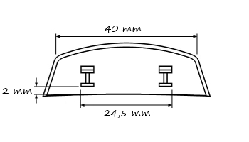 ЗАГЛУШКА МАСКИРУЮЩАЯ ОКОННАЯ КРЫШКА, БЕЛАЯ 20 шт. ЗАБОР ДЛЯ ДРЕНАЖА