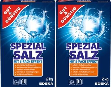 Sól do zmywarki gruboziarnista G&G 2 kg IMPORT DE Gut&Gunstig
