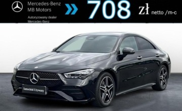 Mercedes CLA C118/X118 Coupe Facelifting 1.3 200 163KM 2025 Mercedes-Benz CLA SalonPL AMG Multibeam LED El. Fotele Kamera Podgrz. Kier