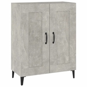 Elegancka szafka boczna szarość betonu 69,5x34x90 cm