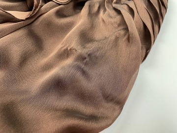 Потрясающее длинное коричневое платье премиум-класса BARI JAY, размер M/L (10)