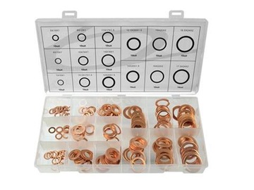 НАБОР МЕДНЫХ ШАЙБ 150 шт.