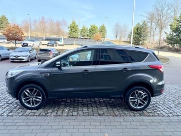 Ford Kuga II SUV 1.5 EcoBoost 150KM 2015 Ford Kuga Asystent ParkowaniaPDCEl. KlapaPodgrzewana szybaWzorowy Stan, zdjęcie 7