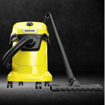 МОЩНЫЙ ПРОМЫШЛЕННЫЙ ПЫЛЕСОС KARCHER WD3 + BLAST