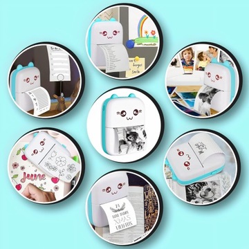 ПОРТАТИВНЫЙ ТЕРМОПРИНТЕР ДЛЯ ФОТОИГРУШЕК + НАБОР 1 РУЛОН XXL