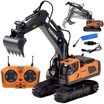 KOPARKA Na Gąsienicach STEROWANA NA PILOTA RC0599