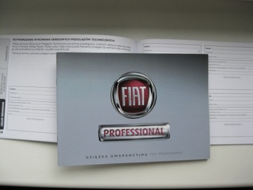 Польская сервисная книжка Fiat Ducato Fiat Doblo