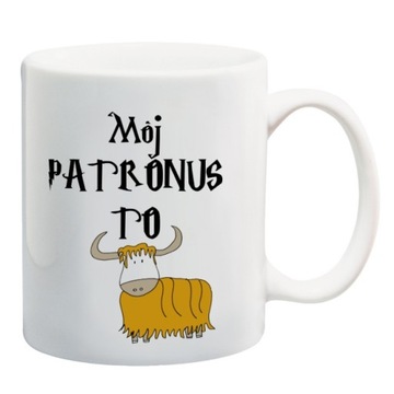 KUBEK MÓJ PATRONUS JAMNIK jak struś goryl WZORY
