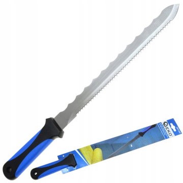 GEKO NÓŻ DO CIĘCIA WEŁNY STYROPIANU MINERALNEJ ZE STALI NIERDZEWNEJ 410mm