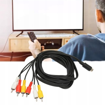 Мини-DIN-6 RCA 9-контактный кабель Clear Signal