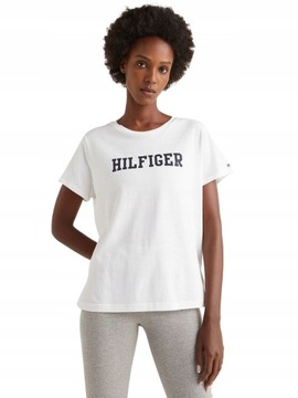 T-shirt damski okrągły dekolt Tommy Hilfiger rozmiar S