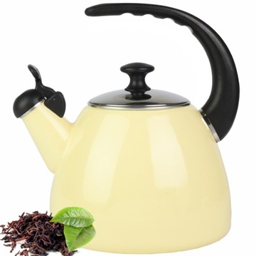 CZAJNIK TRADYCYJNY EMALIOWANY STAL 2,5L INDUKCJA