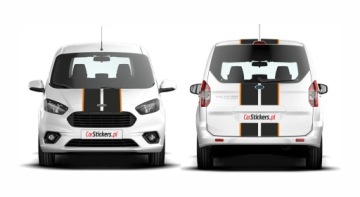 Samolepky maska, zadní strana Ford Tourneo Courier – 2 barvy