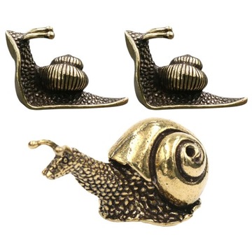 MOSIĘŻNY ŚLIMAK DEKORACYJNY BIŻUTERIA RETRO