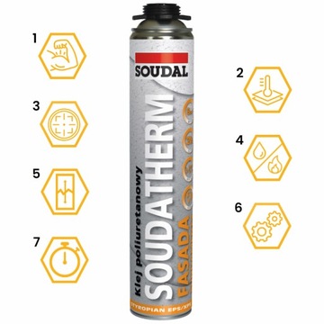 КЛЕЯ ПЕНА ДЛЯ ПЕНОСТРОЕНИЯ SOUDATHERM SOUDAL 750мл