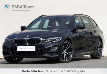 BMW Seria 3 G20-G21 Touring 2.0 320d 190KM 2022 BMW Seria 3 320d 190km M Pakiet HeadUp Kamera cofania Kola 19 cali Alcanta