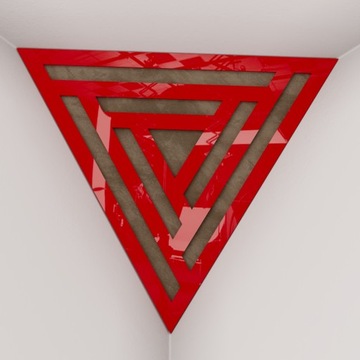 2szt Pułapki Basowe Kątowa Triangle SCIFI-F | Czerwony plastik-Beżowy