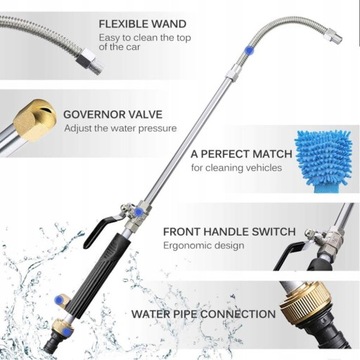 ВОДОПИСТОЛЕТ ДЛЯ САДОВОГО ШЛАНГА 3/4 ДЮЙМА