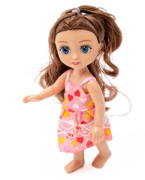 LITTLE GIRL Кукла Kaibibi Брюнетка + 2 платья Сумочка-расческа