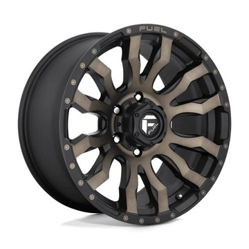 Fuel 1PC D674 BLITZ 20x9 5x127 ET1 MATTE BLACK DOUBLE DARK TINT