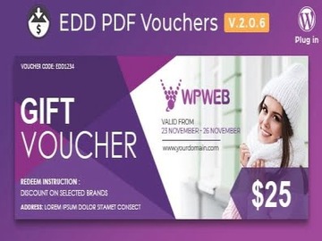 Wtyczka Easy Digital Downloads - Pdf Vouchers