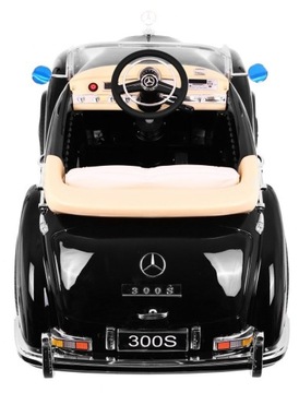 Mercedes Benz 300S Retro для детей Краска чёрная + Pilot + EVA + Free Sta