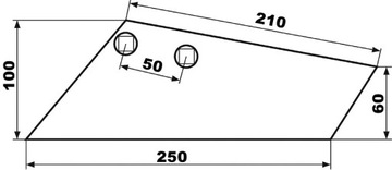 НАБОР РУЧОК С БОКОВЫМИ ЛЕЗВИЯМИ. С ВИНТАМИ ДЛЯ GRUBER ПОЛЬША