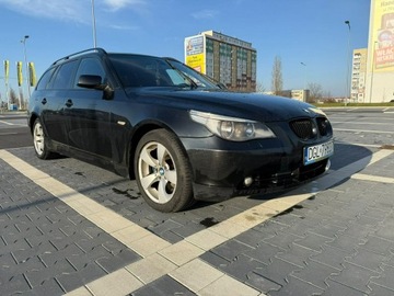 BMW Seria 5 E60 Touring 525 d 177KM 2005 BMW 525 Zadbana | 2.5 D | 177KM, zdjęcie 1