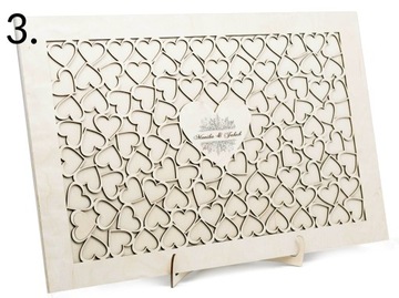 Гостевая книга на свадьбу XXL, доска для свадебных пожеланий