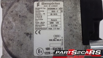 WEBASTO ПАРКОВОЧНОЕ ОБОГРЕВАНИЕ 4H0265081S AUDI S8 D4