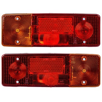 Лампы Ursus C-360 передние + задние WAŚ POLSKA в комплекте с подсветкой борта