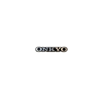 Naklejka Emblemat Logo ONKYO srebrna 42x6 mm