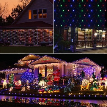 СЕТКА 144 LED MULTICOLOR 2X2M освещение