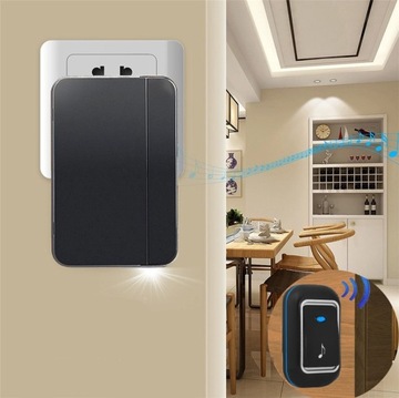 БЕСПРОВОДНОЙ ДВЕРНОЙ ЗВОНОК СИГНАЛИЗАЦИЯ 2 КНОПКИ