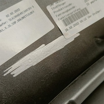 NÁRAZNÍK PŘEDNÍ PORSCHE TAYCAN 9J 9J1807221F