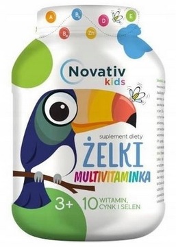 NOVATIV KIDS Żelki Multivitaminka 150 g