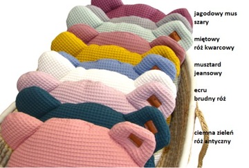 вафельное одеяло + подушка мишка 100% хлопок