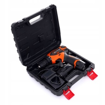 ОТВЕРТКА, АККУМУЛЯТОРНАЯ ДРЕЛЬ, 2x АККУМУЛЯТОРНЫЙ КОРПУС