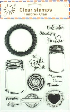 Stemple stempelki silikonowe scrapbooking