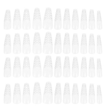 ИСКУССТВЕННЫЕ НОГТИ ИСКУССТВЕННЫЕ НАСАДКИ ПОЛНОЕ ПОКРЫТИЕ СТЕКЛЯННАЯ БРОНЯ