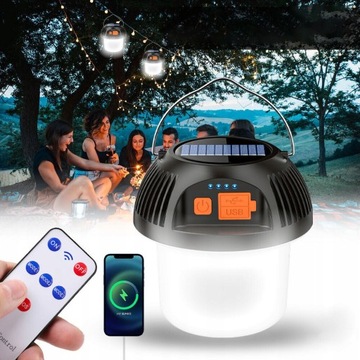 LAMPKA KEMPINGOWA SOLARNA BLACKOUT POWERBANK 5W