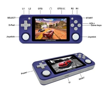 Игровая консоль Anbernic RG351P с IPS-экраном 64 ГБ, емкостью 5000 игр
