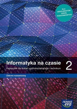 Informatyka LO 2 Na czasie Podręcznik ZR