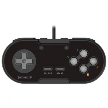 Retro-Bit Legacy16 USB Black Pad PC RPi Switch OUTLET